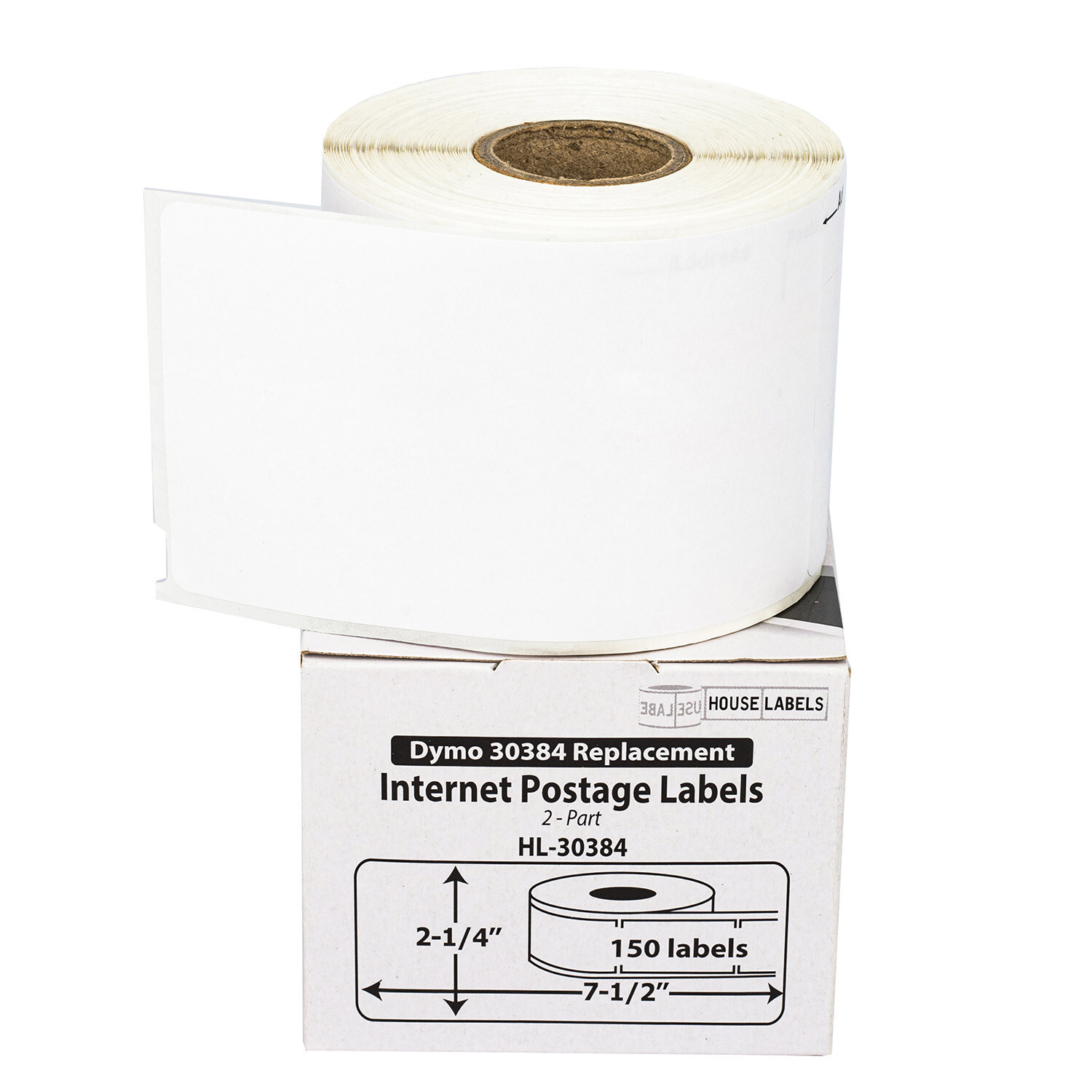 6 Rolls of 150 2-Part Internet Postage Labels for DYMO® LabelWriters® 30384