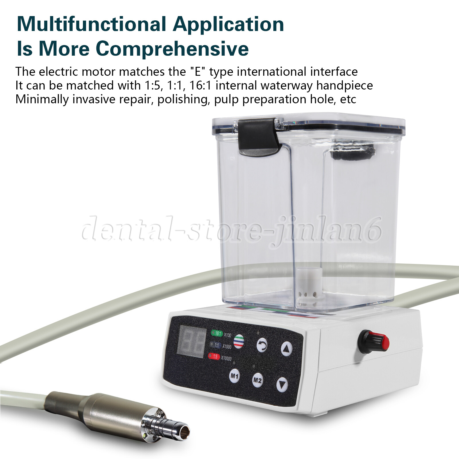 Dental Brushless LED Electric Motor fit 1:1 /1:5 /16:1 For Lab Practice MX USA