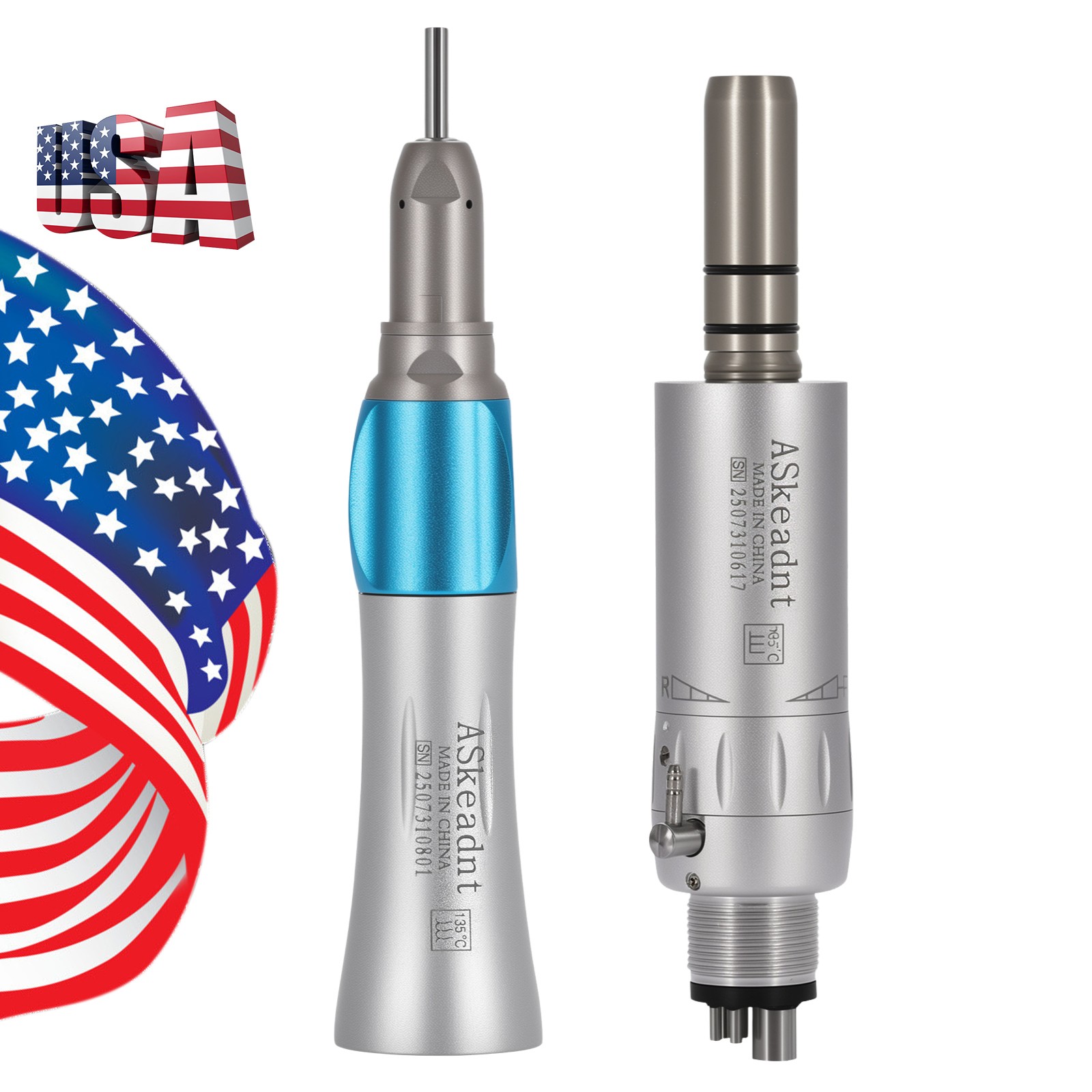 Estilo NSK Dental Contra Angulo Baja Velocidad Pieza de Mano 2/4Hole Micromotor