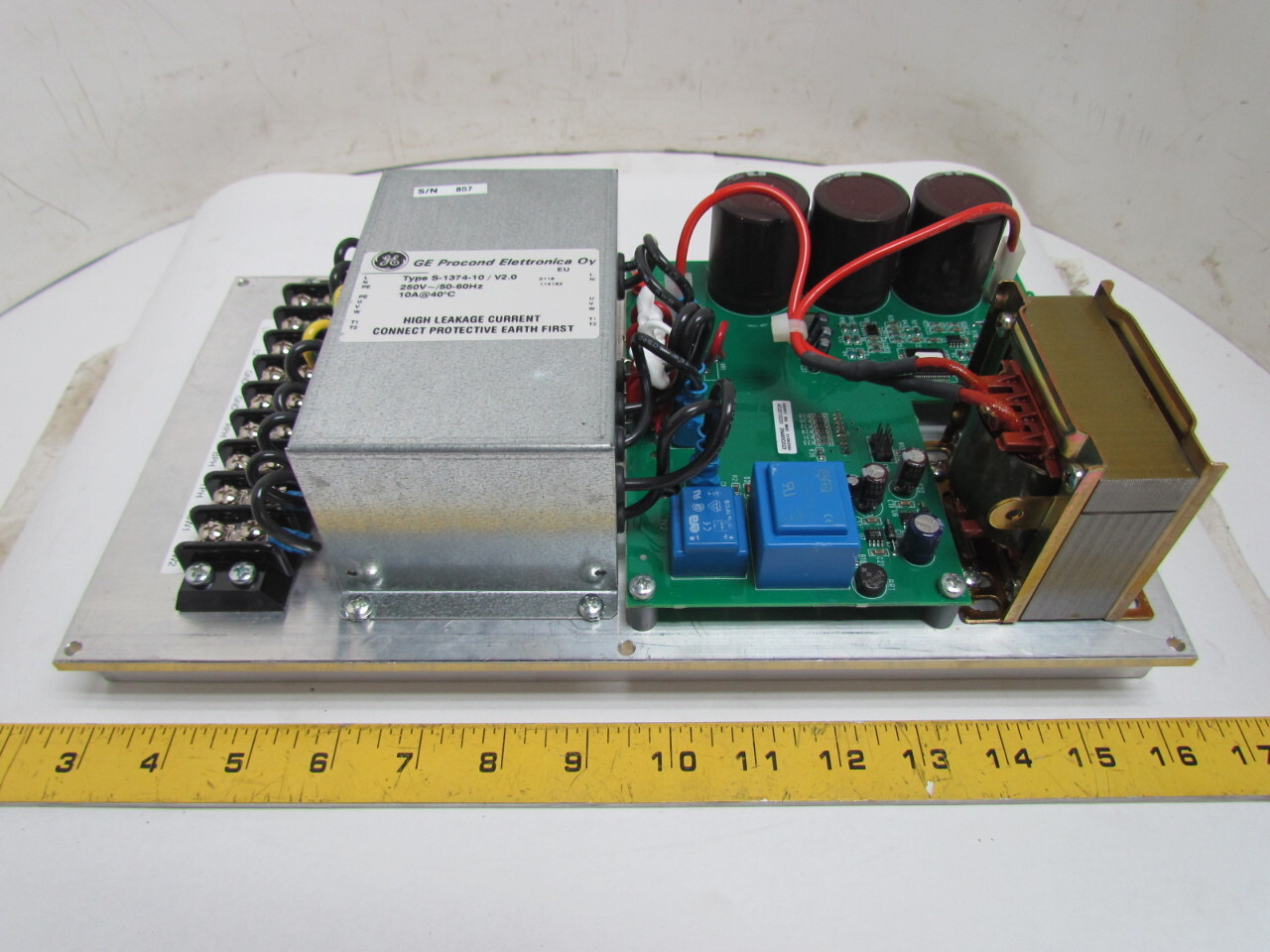 GE Myers S-1374-10/V2.0 Emerald Elite Pump Drive 1 HP Power Supply 250V 10 Amp