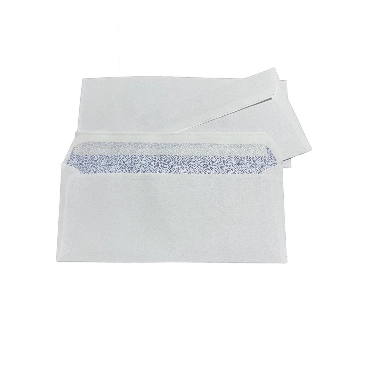 200 – Pack #10 Security Envelopes Self Seal Envelopes 4-1/8″ x 9-1/2″