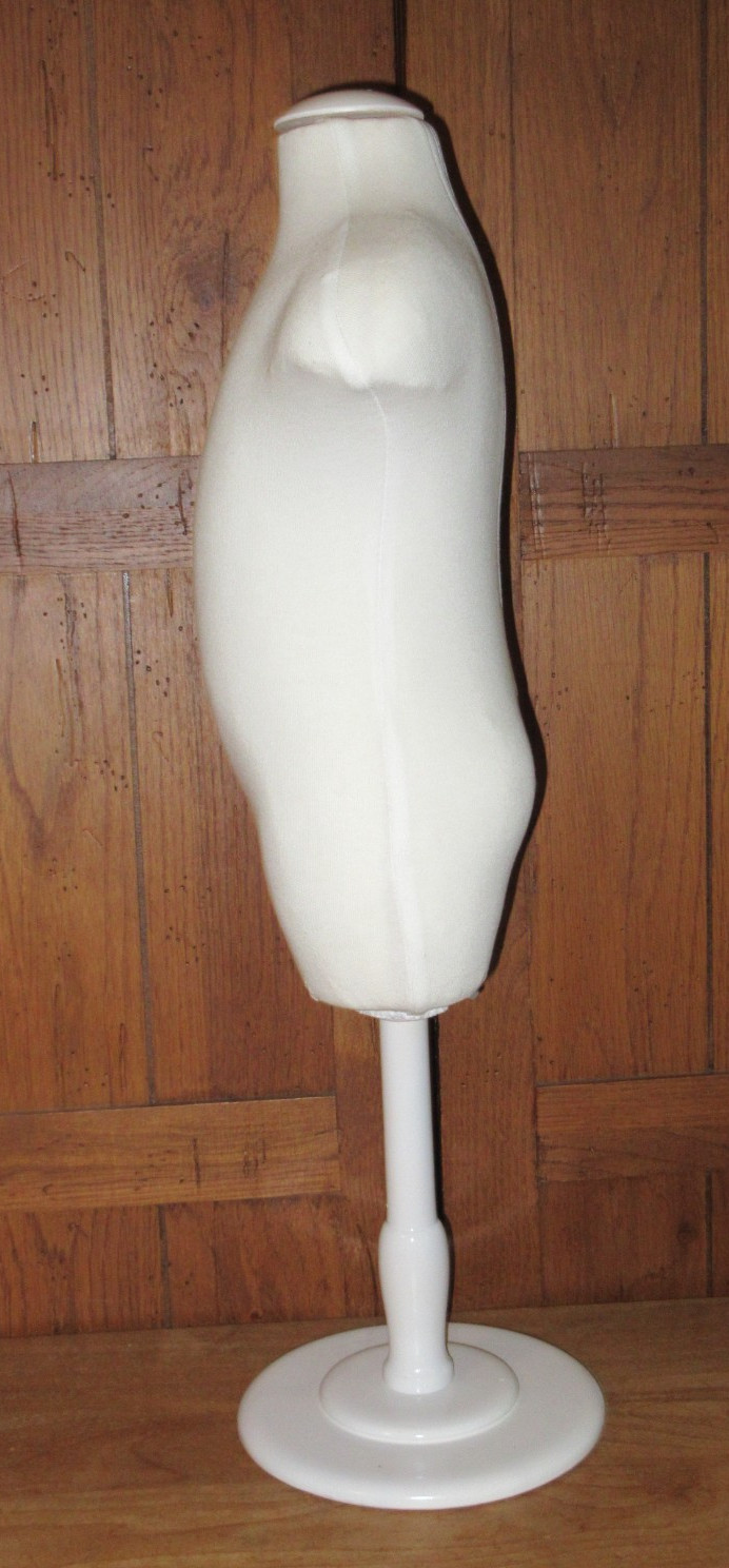Baby Infant 6 month Torso Mannequin w/ Wood Display Stand Dress Form
