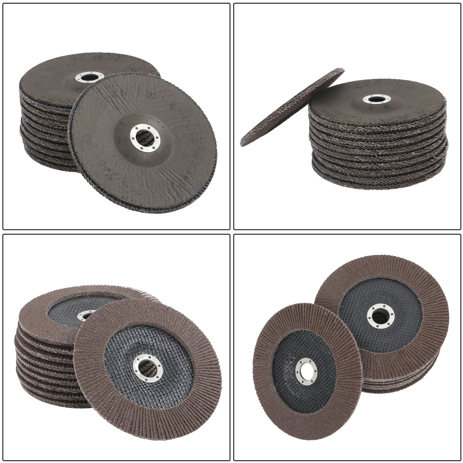 10 Pcs 7″ x 7/8-Inch T29 Flap Discs 40 Grit Flapper Wheel for Angle Grinder
