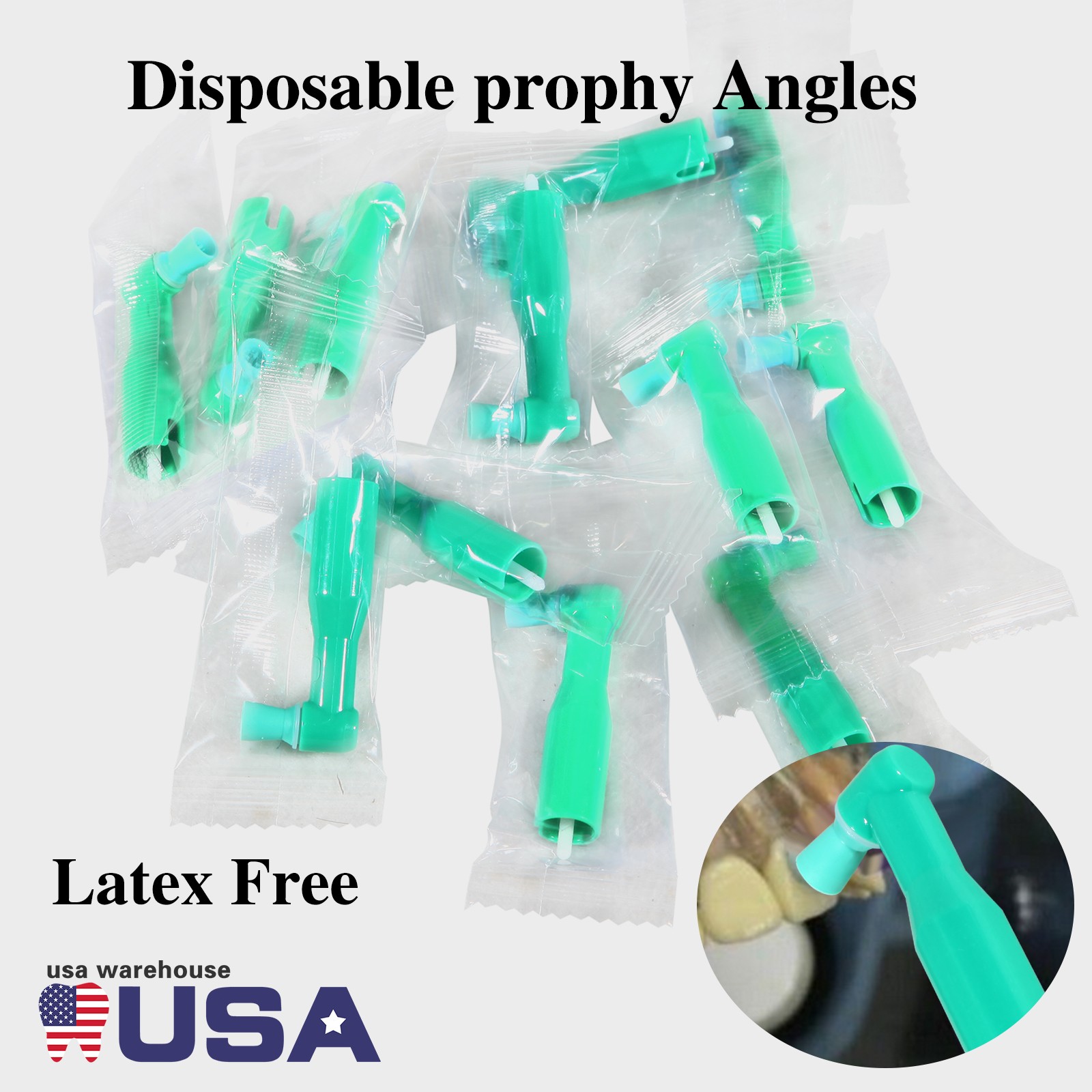 Lot Dental Disposable Prophy Angles Top Quality Money back guarantee USA