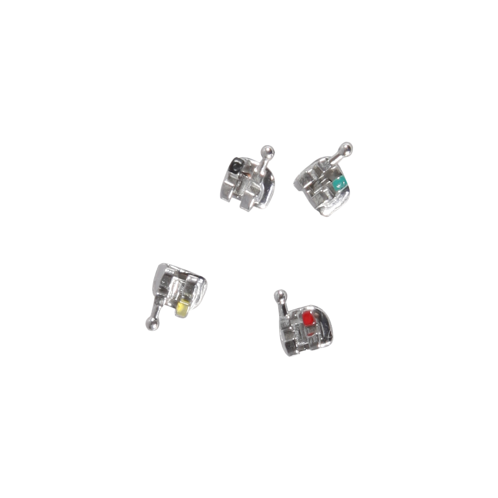 5 Box Dental Metal Orthodontics Brackets Brace MINI MBT.022 345 Hooks 50 set/box