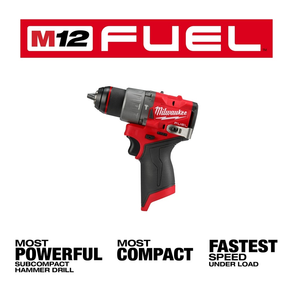 Milwaukee 3404-20 M12 FUEL 1/2″ Hammer Drill/Driver