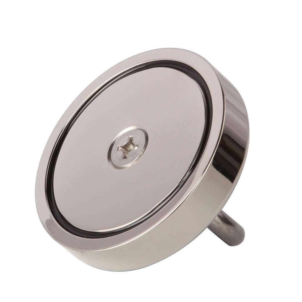 Neodymium Fishing Magnets 2 Pack, 400LBS Pulling Force Strong Round Rare Earth