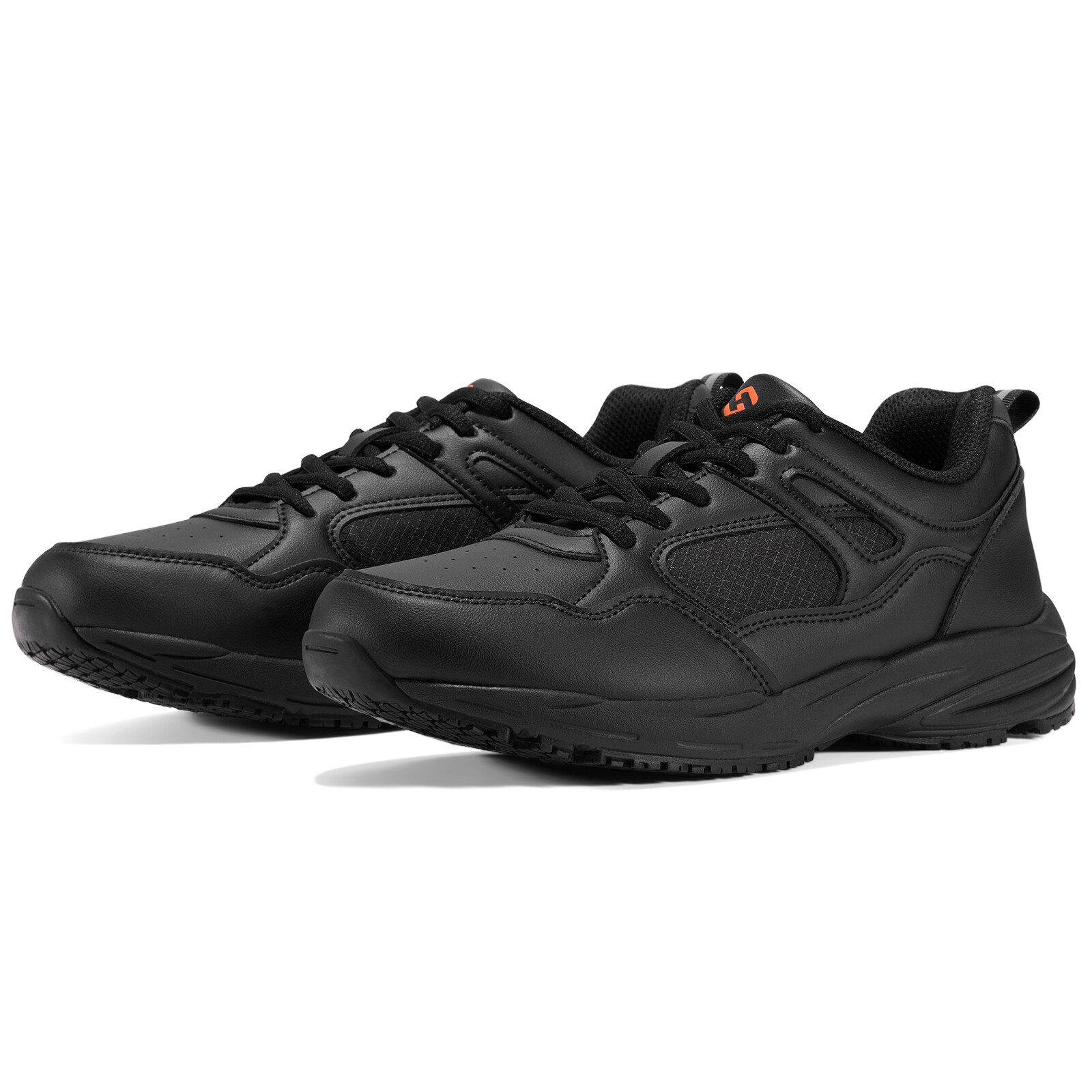 HISEA NINGO Men’s Slip Resistant Work Shoes Chef Kitchen Oil Resistant Sneakers