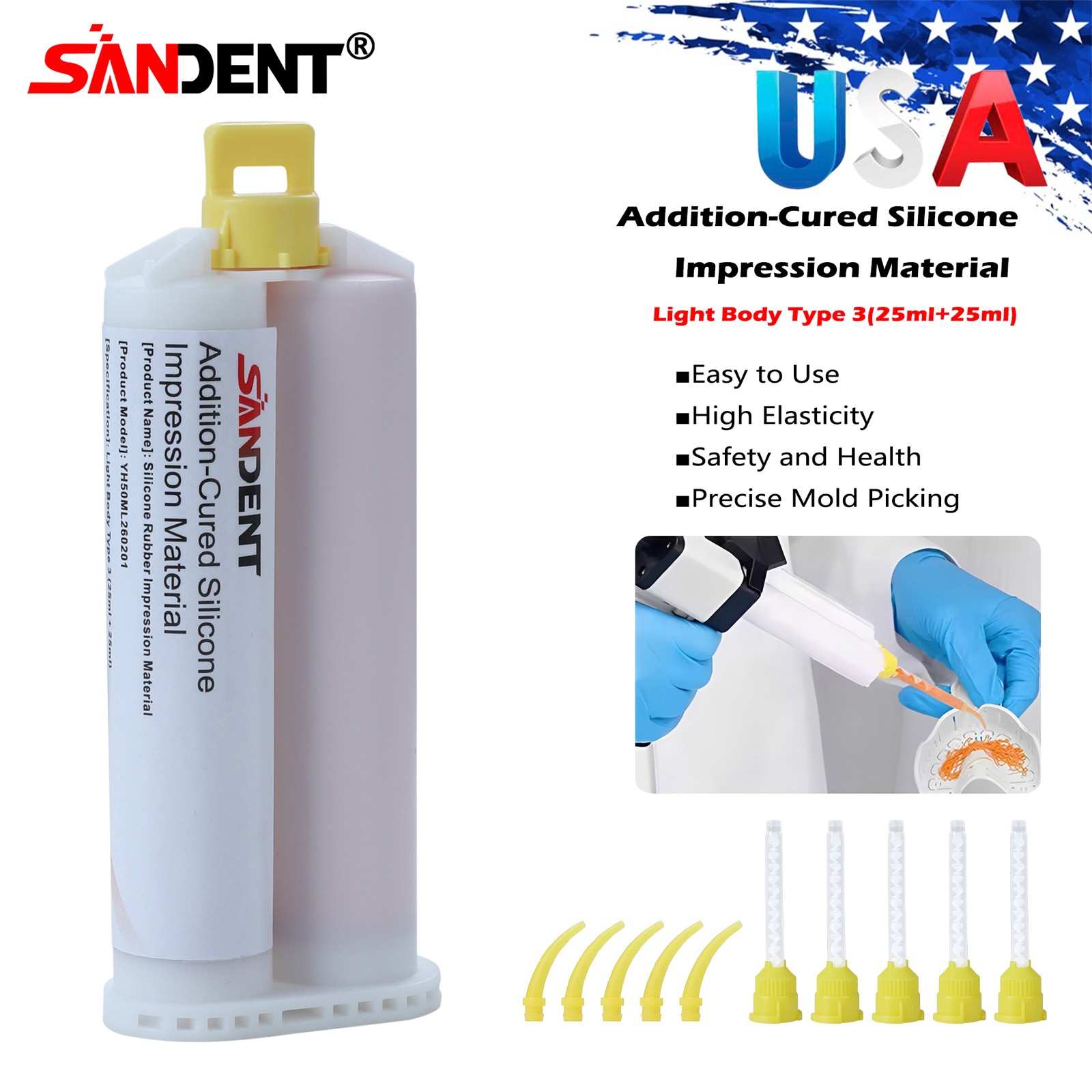10*NSK Style Dental Low Slow Speed Contra Angle 4Hole Air Motor Handpiece Silver