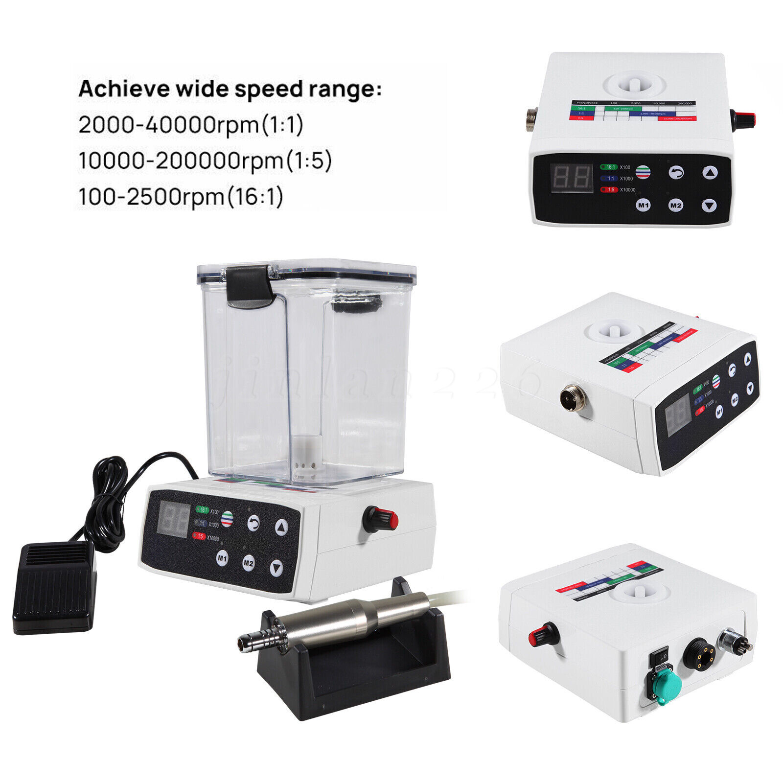 NSK Style Dental Fiber Optic LED E-generator high speed handpiece 4Hole / 2Hole