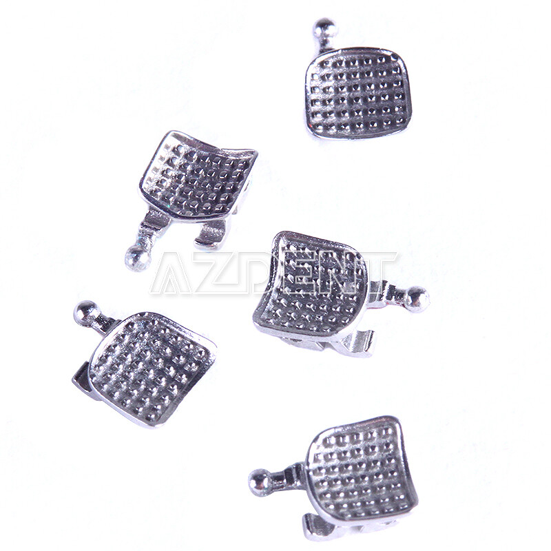 1-50X AZDENT Dental Ortho Monoblock Brackets Braces Mini Roth .018 3-4-5 Hooks