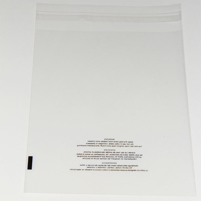 100 10×13 Poly Bags Resealable Suffocation Warning Clear Merchandise 1.5 mil