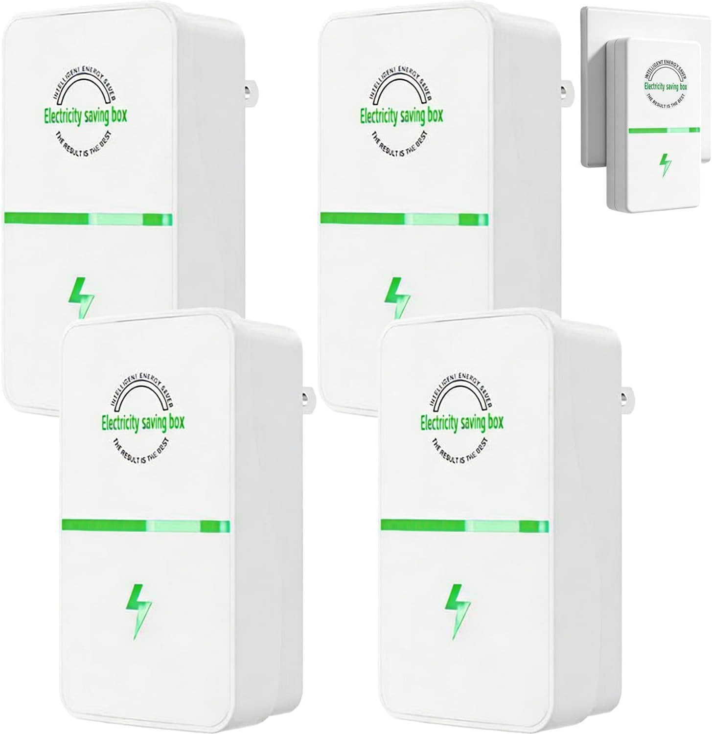 4PC Electricity Saving Box, Energy Saving Device Smart, save Plug Power Saver Vo