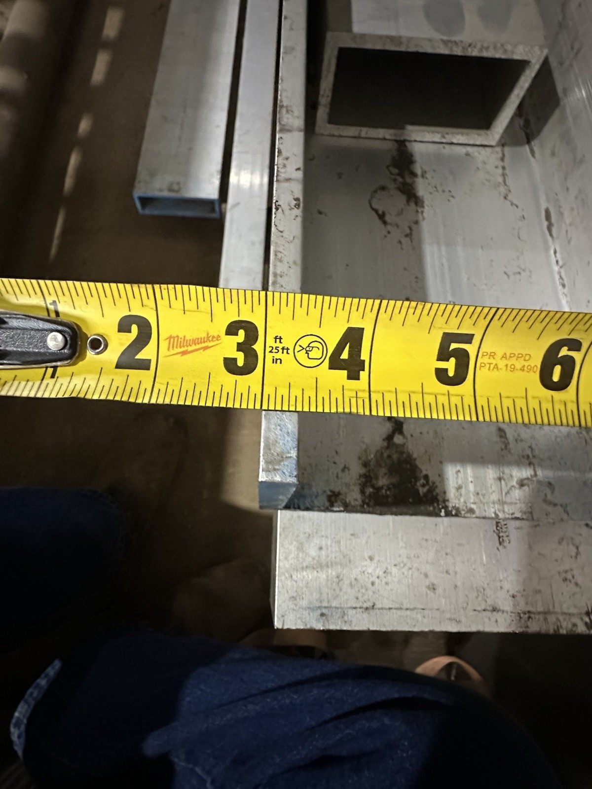 6061 T6 Aluminum Association Channel 6″ x .210″ x 3-1/4″ x 12″-Long– 6″ Channel