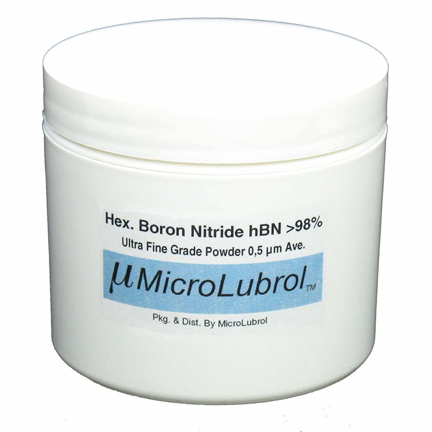 2 oz MICROLUBROL Hexagonal Boron Nitride hBN Powder Ultra FINE 0.5 µ Micron