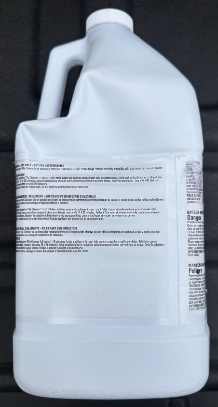 Ecolab Pinnacle Intensive Tile Cleaner 62770211 6170211 1.0 Gal 10/2027 🫧✨