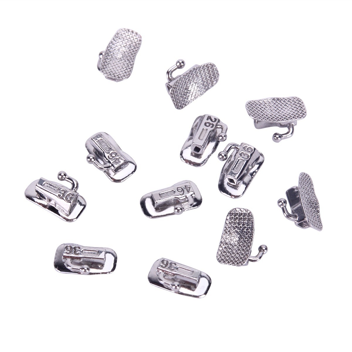 AZDENT Dental Orthodontic Buccal Tubes Roth/MBT 022/018 1st Molar /2nd Motor