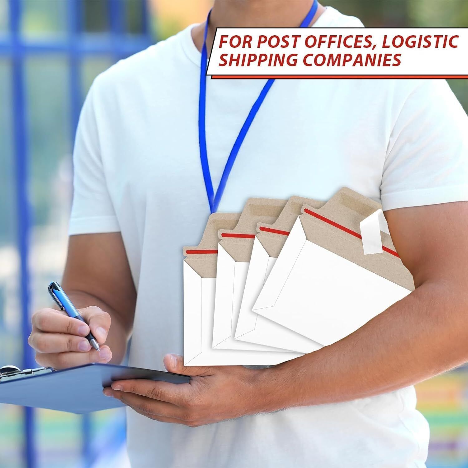 25-200 6.5”X4.5” Proline Rigid Photo Shipping Flats Cardboard Envelope Mailers