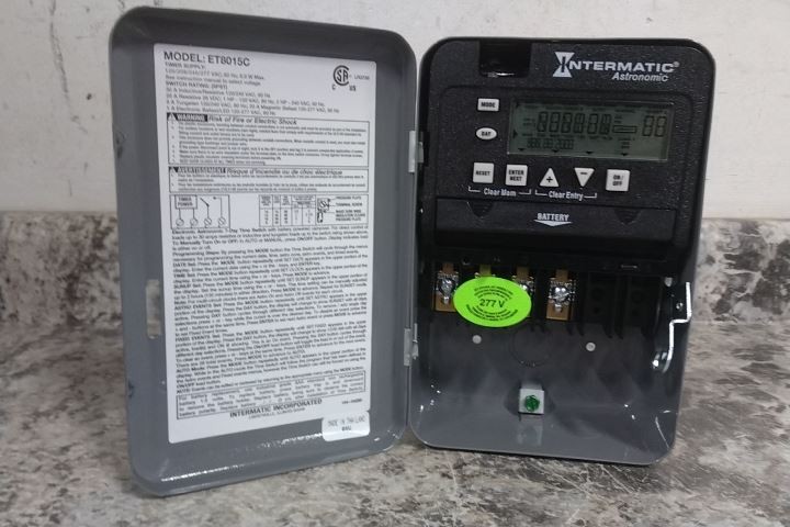 Intermatic ET8015C 120-277VAC 30 A 7 Day Maximum Electronic Timer