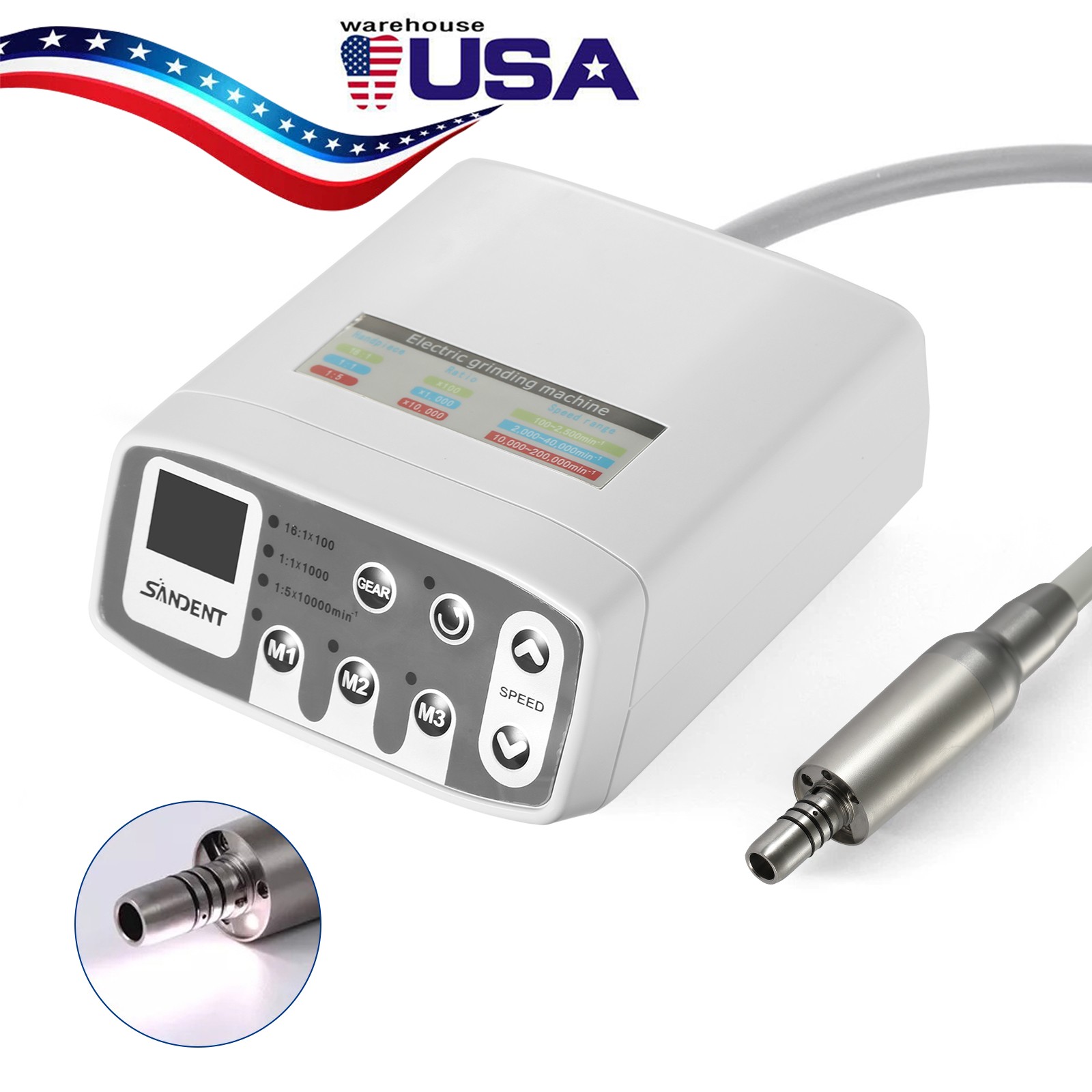 Dental Brushless Electric micro motor electric micromotor Fit 1:1/1:5/16:1 SA