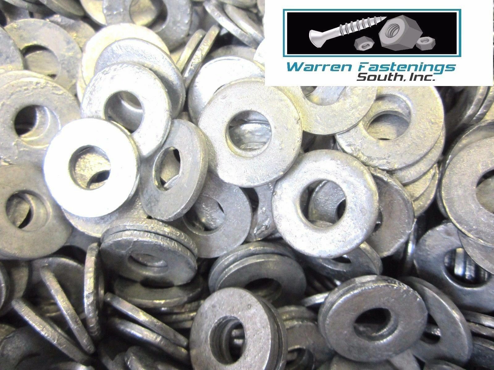 250 5/16-18 X 3-1/2 Galvanized Carriage Bolts With Nuts & Flat Washers