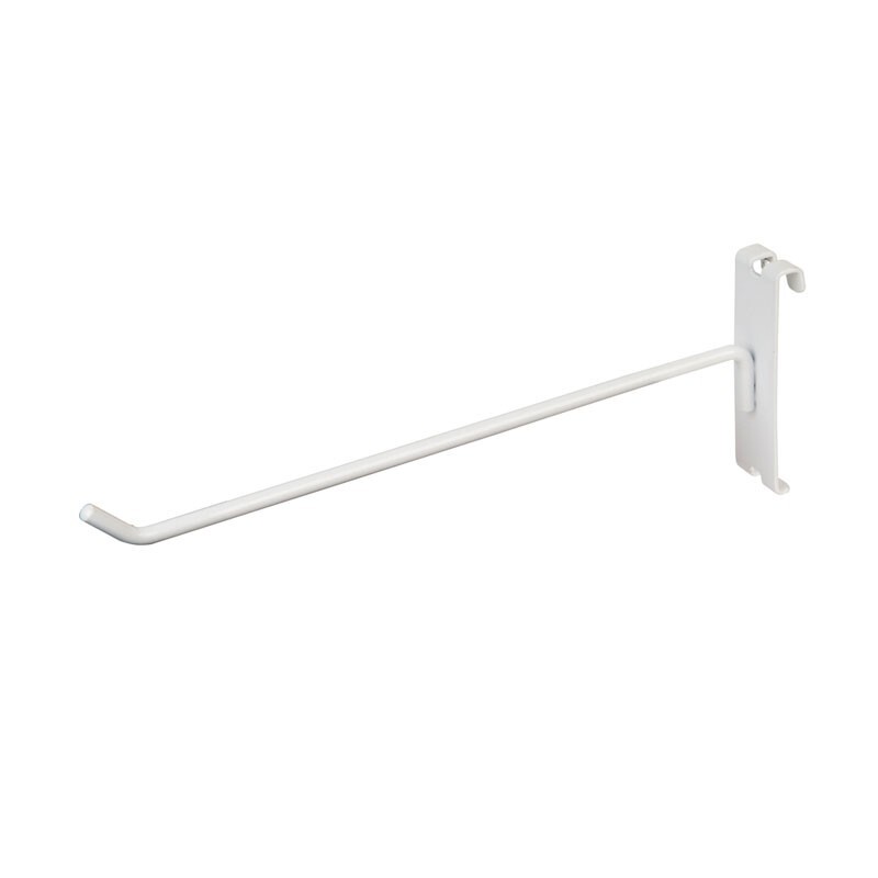 Gridwall Hooks: 1″, 2″, 4″, 6″, 8″, 10″, 12″ – Black, White, Chrome – FREE SHIP!