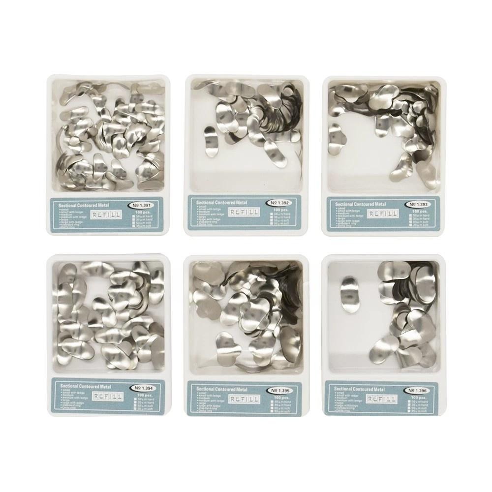 Dental Contoured Sectional Resin Anterior Refill Matrices Matrix Bands S/M/L