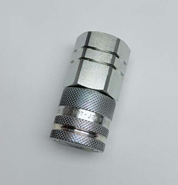 F-A13 STUCCHI 1/2″ NPT, FLAT FACE QUICK COUPLER, FEMALE THREAD