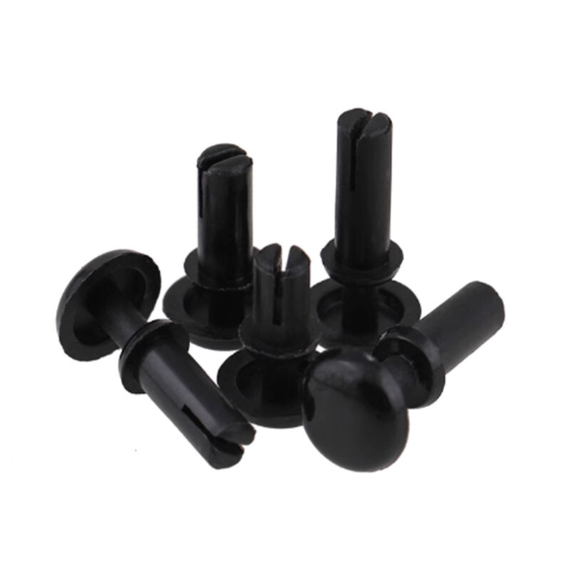 Black Plain Nylon Plastic Snap Rivets Various Sizes And Lengths Rivet – Quality