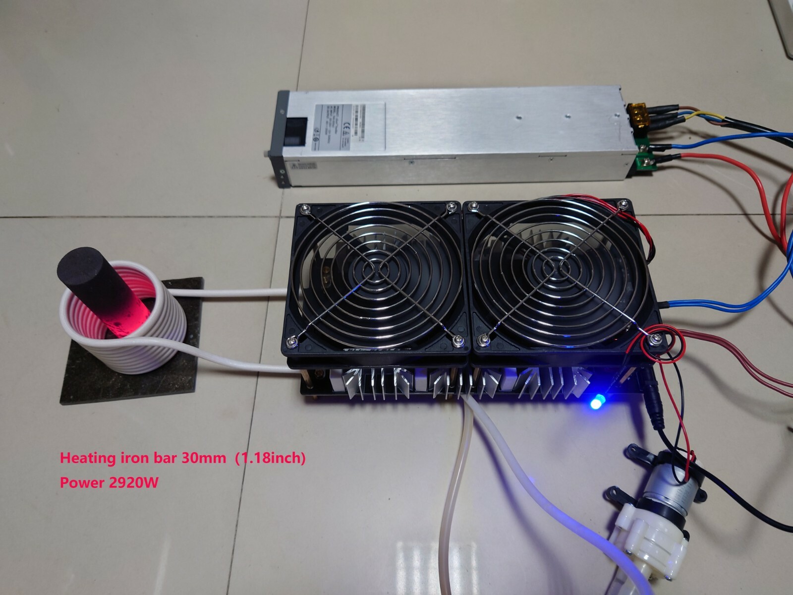 ZVS Induction Heater 3000W 58A Module with DC Power Supply Adapter Drive Heating