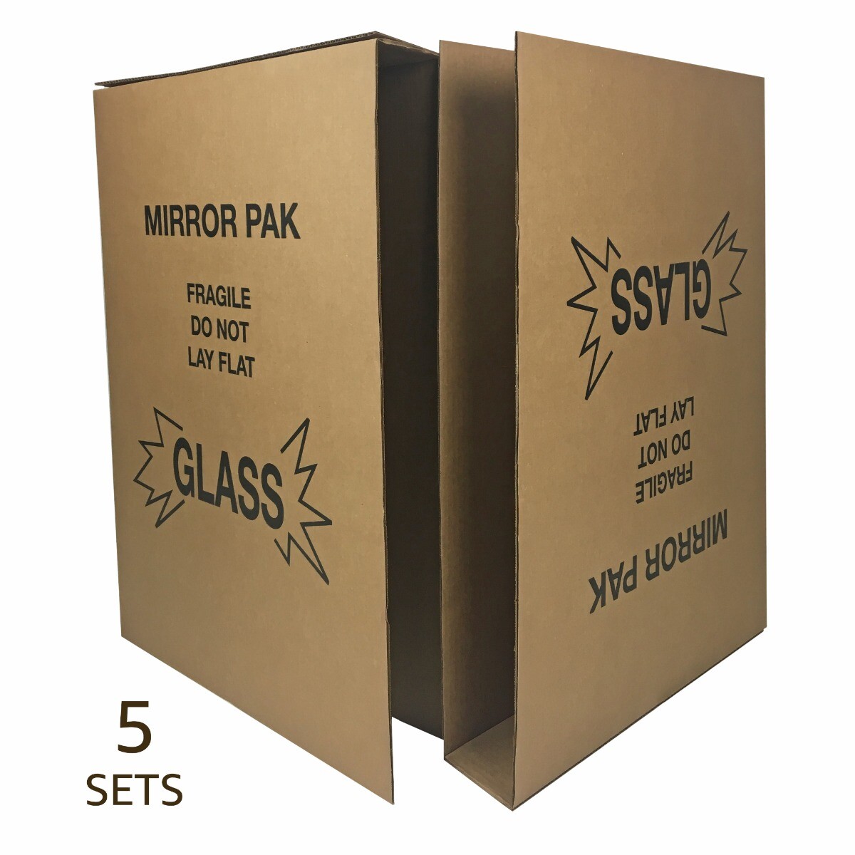 UBMOVE Mirror & Picture Boxes for Moving 5 Sets Adjustable up to 30″x40″