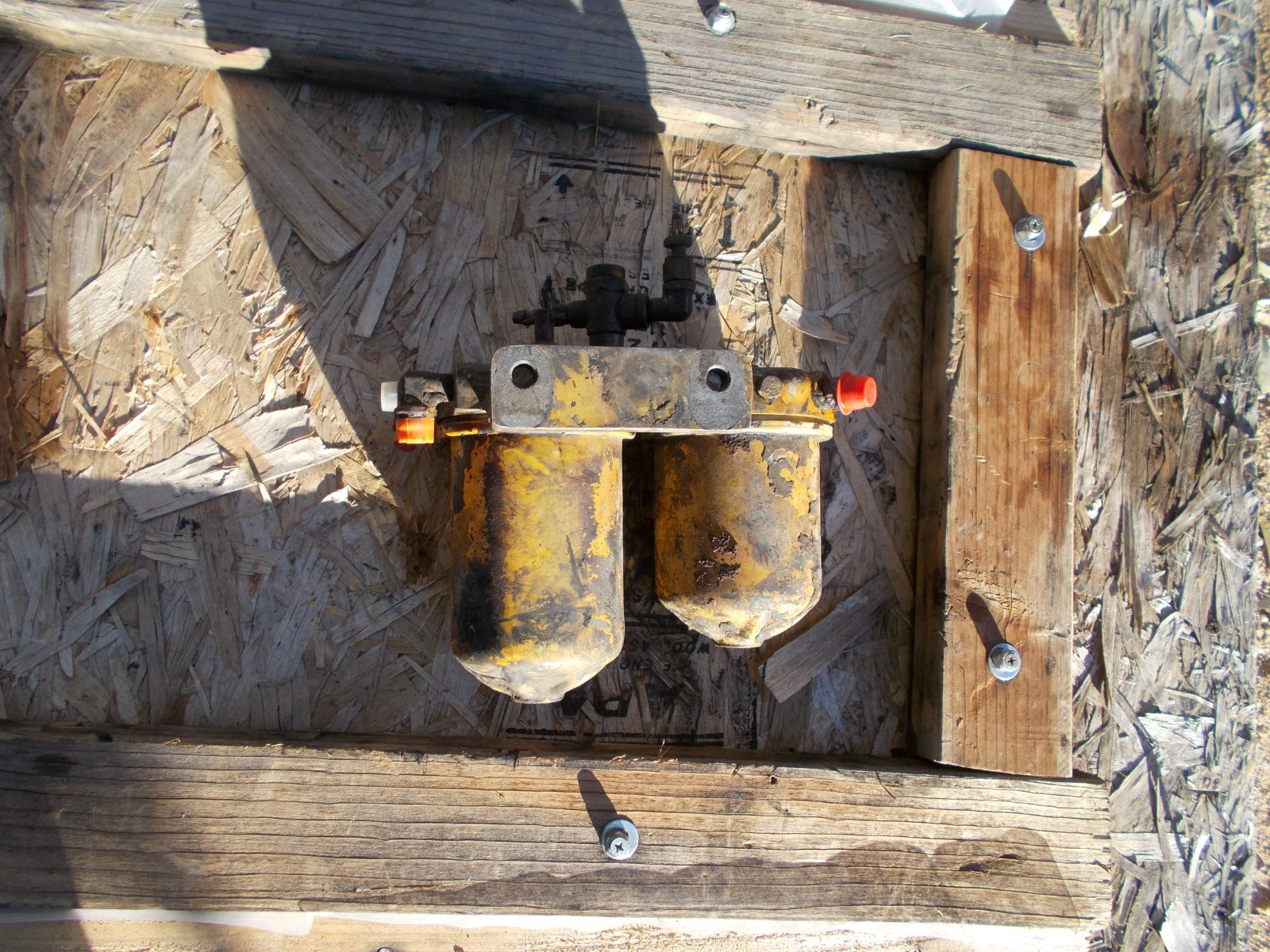 Used 1967 Case W-7 Loader, 301D Engine OEM Fuel Filter Housing # A40435