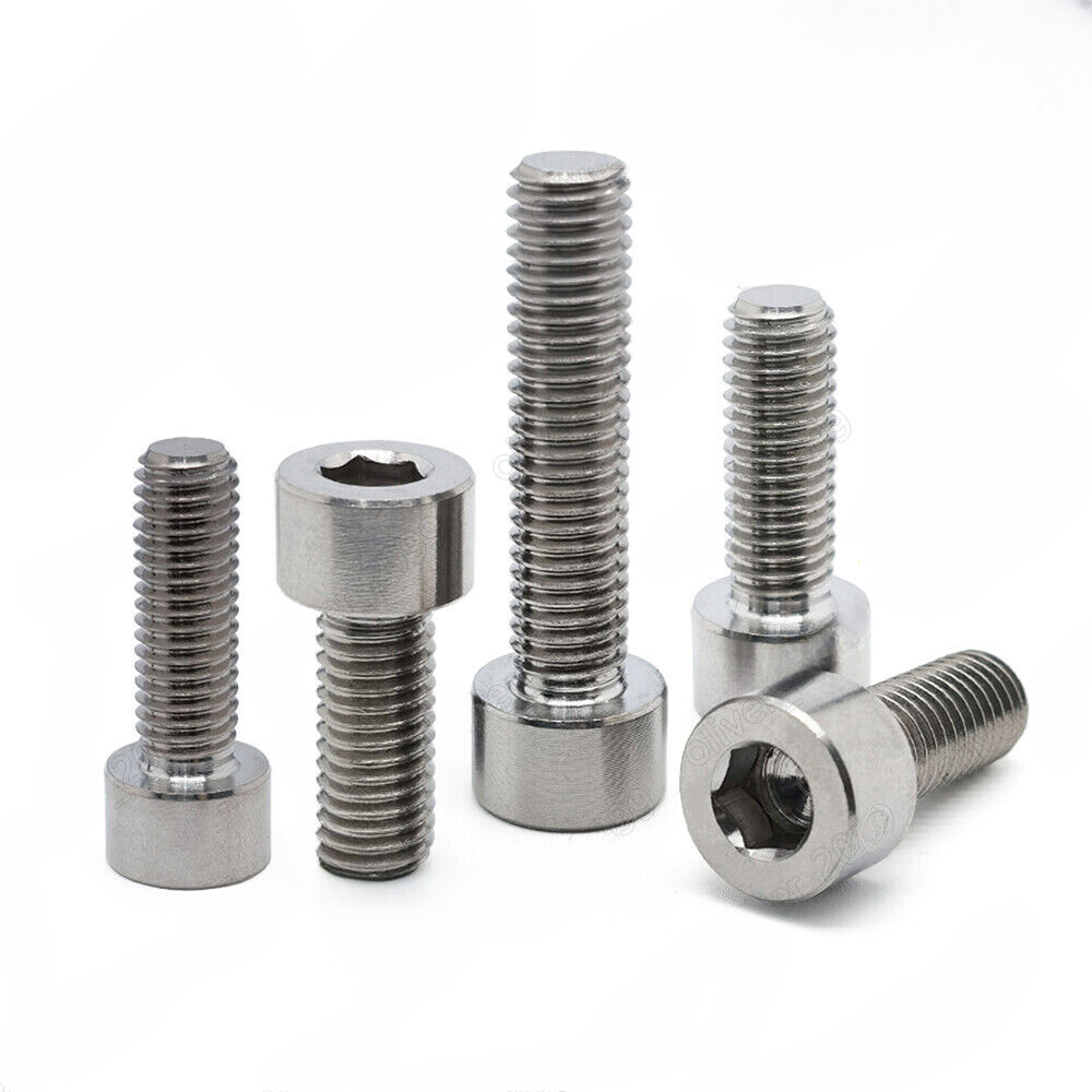 GR5 Titanium Allen Hex Socket Bolts Cap Head Screws M2 M2.5 M3 M4 M5 M6 M8