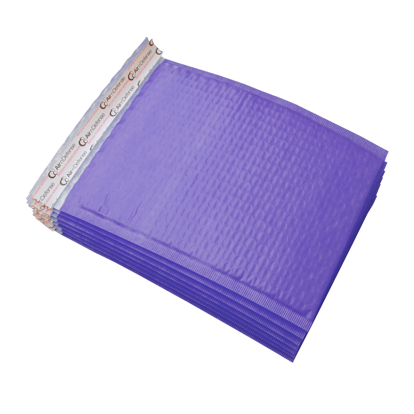 AirnDefense 500 #0 6.5X10″ Purple Poly Bubble Mailers Shipping Padded Envelope