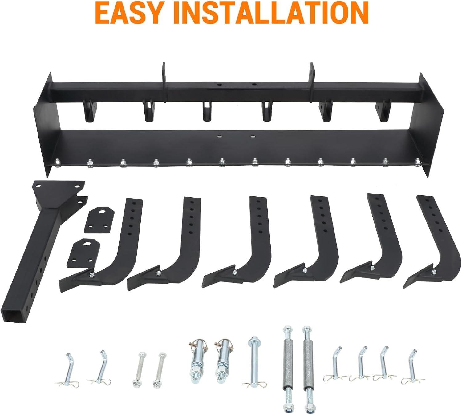 55″Tow Behind Box Scraper,Three-Point Quick Hitch Box Blade for Leveling&Grading