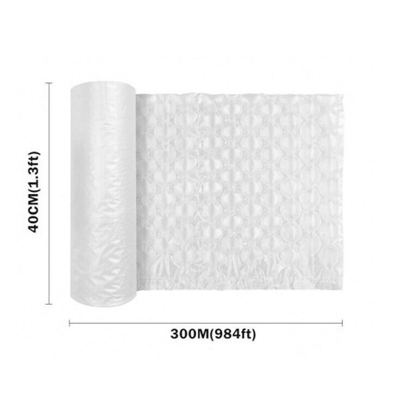 2Rolls 984ftx16″ Air Cushion Machine Film Air Bubble Pillow Wrap Packing Padding