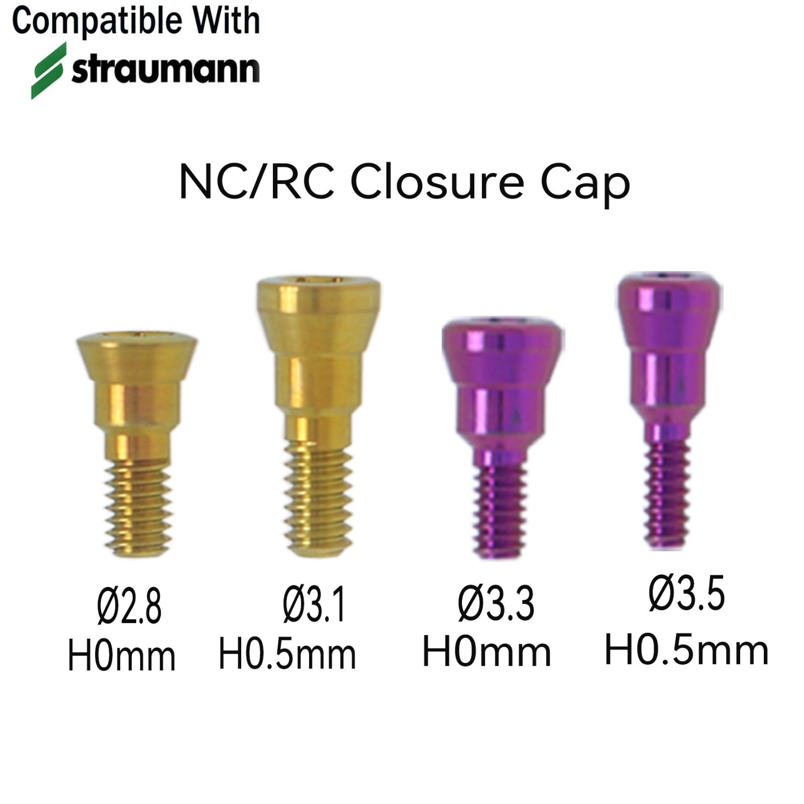 Locator/Healing Abutments for Straumann ITI Bone Level BL/BLT NC/RC Closure Cap