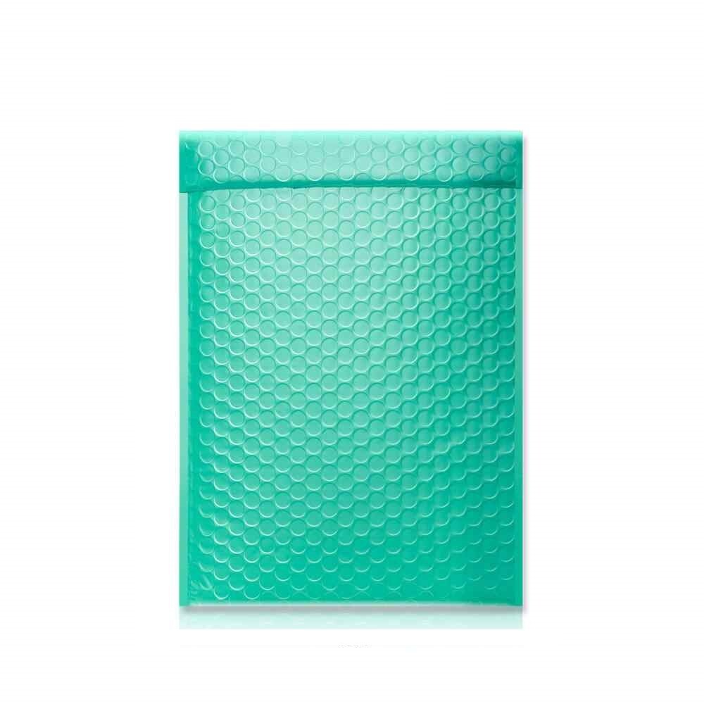 ProLine 500 #0 6.5×10 Extra Wide Teal Poly High Bubble Mailer DVD CD Envelopes