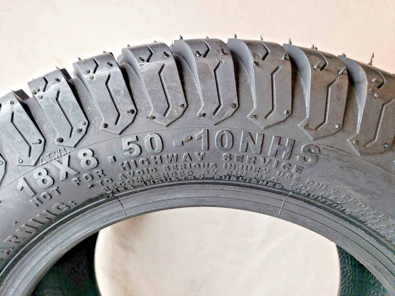 2PK 18×8.50-10 18×850-10 18/8.50-10 18/850-10 TIRES some Dixie Chopper Kubota