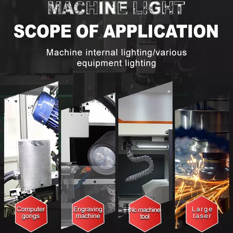 CNC Machine Tool Light Explosion-proof Waterproof Oil-proof Workshop WorkingLamp
