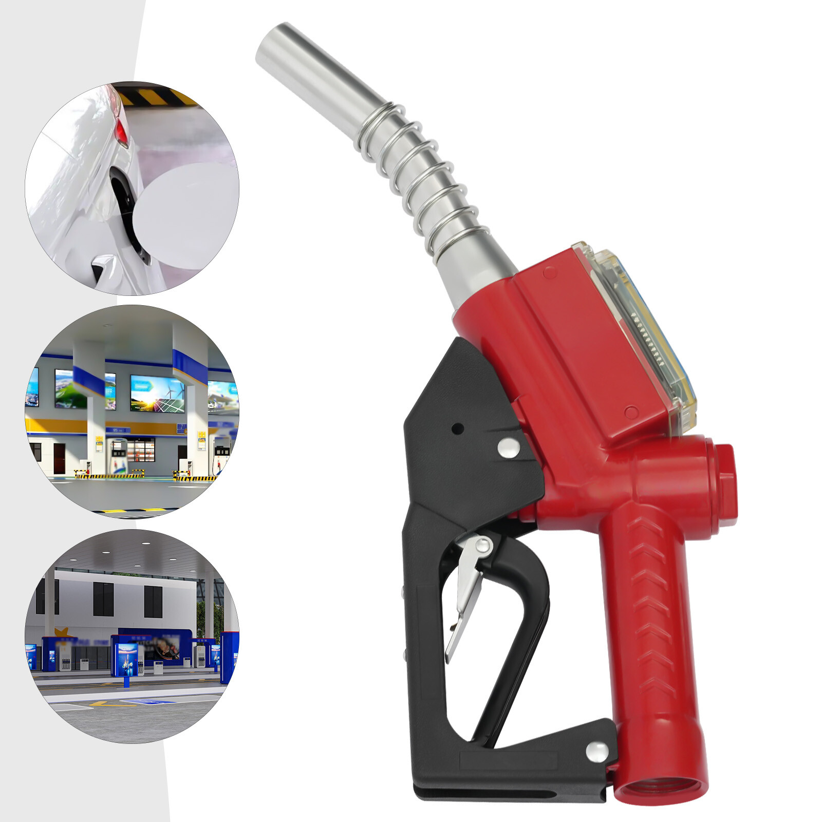 1″ Diesel Gasoline Nozzle Gun & Flow Meter for Fuel Oil Petrol Refilling Ship