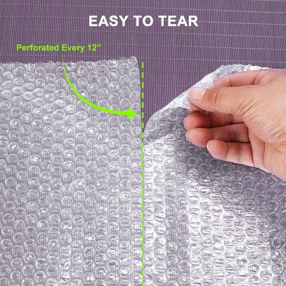 Small Bubble Cushioning Wrap Roll for Protecting Fragile Items 12″x100 feet