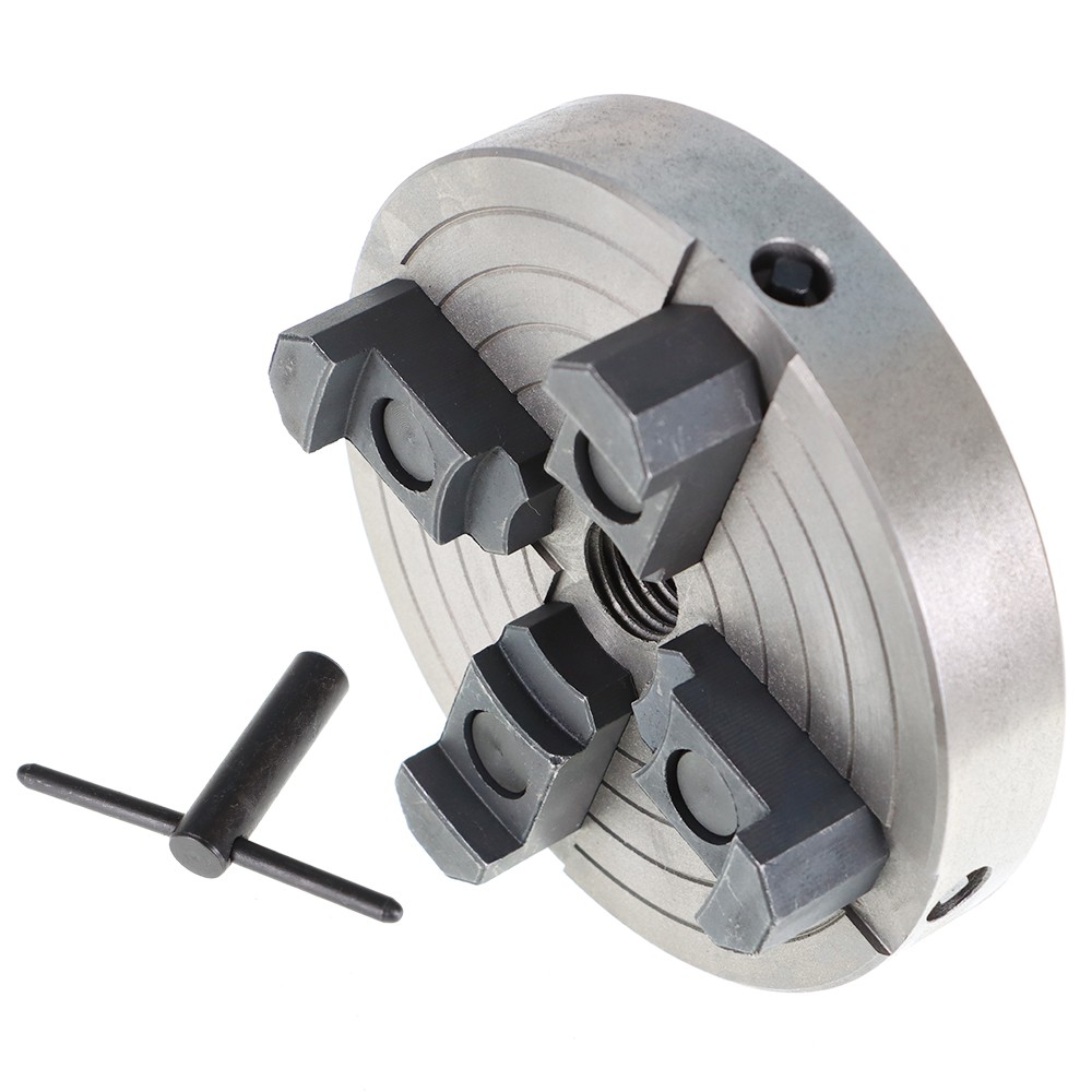 Wood Lathe Chuck 6″ 4-Jaw Lathe Chuck with 1 × 8 TPI Thread New