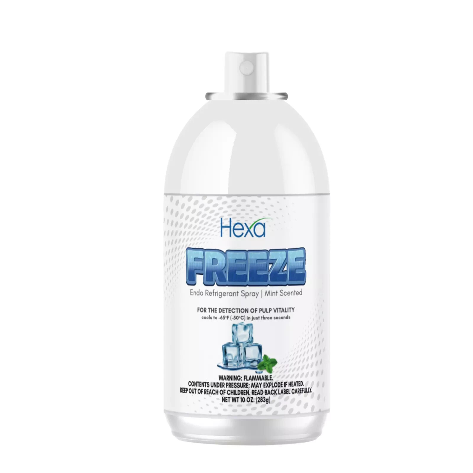Hexa Freeze Endo Refrigerant Spray Mint Scent 10 Oz. Bottle- Compared to Coltene