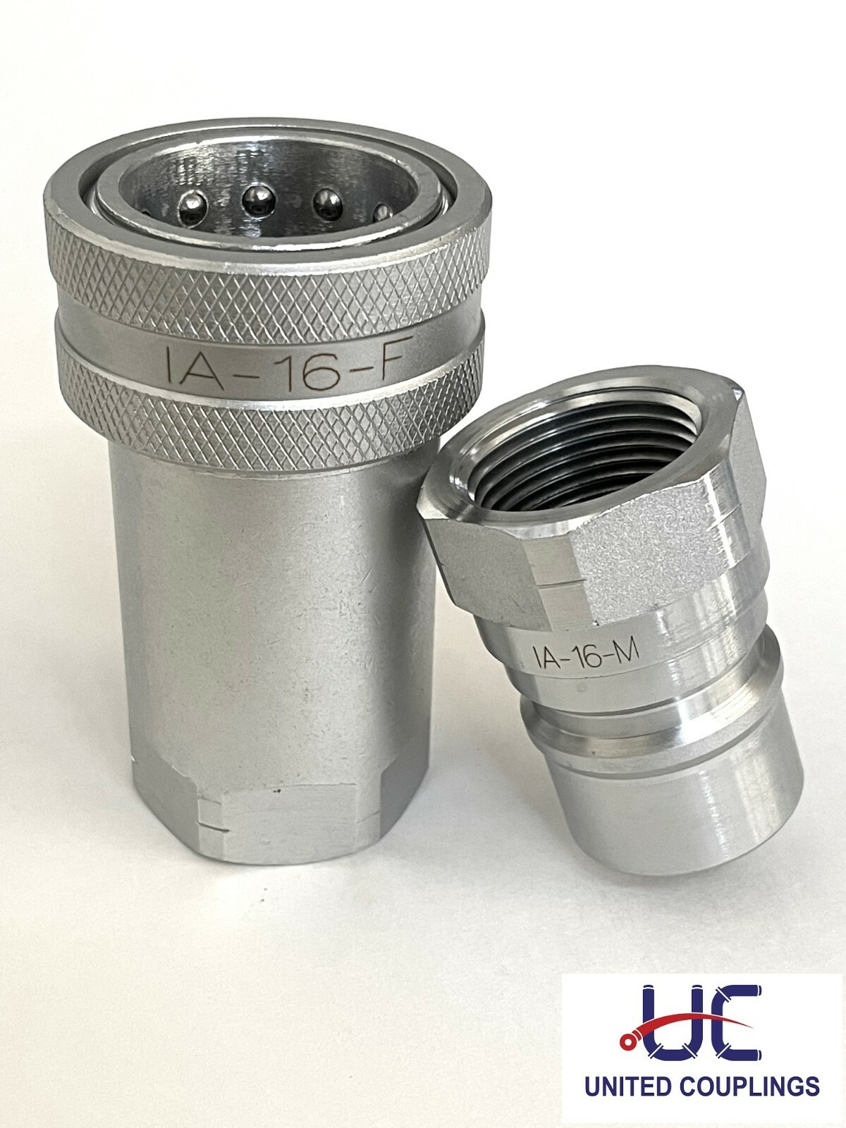 1 Inch Hydraulic Coupler /Coupling | ISO A 7241 | NPT | 1″ Set (Male & Female))