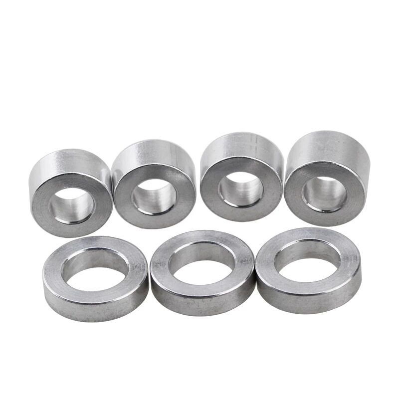 Precision USA Aluminum Spacer Bushing 1/2″ OD x 1/4″ ID Fits M6 & 1/4″ bolts