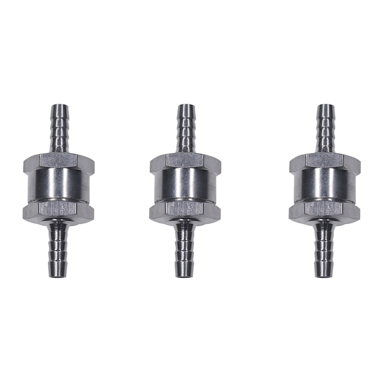 3 PCS 6MM Non-Return One Way 1/4 Inch Air Fuel Oil Check Valve Diesel Gas