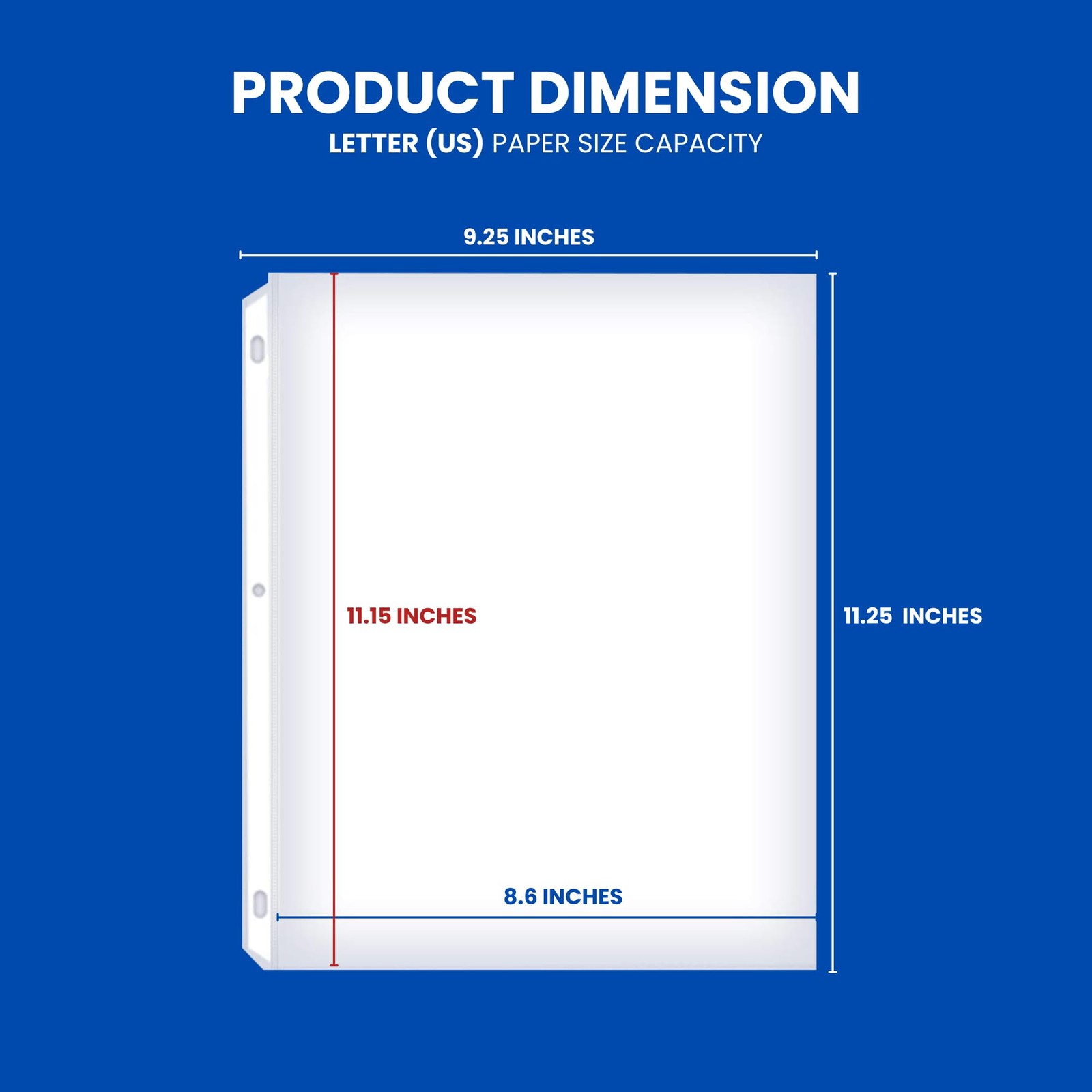 200-Pack Heavy Duty Sheet Protectors, 8.5×11, archival-Safe, high Clarity, In…