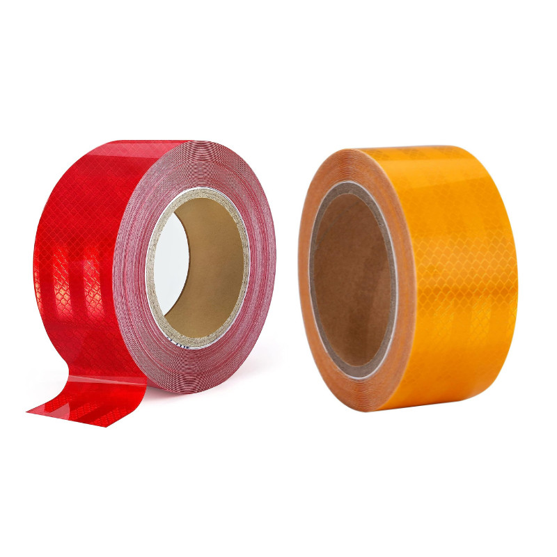 2″x150′ DOT-C2 Approved Reflective Conspicuity Warning Tape Trailer- 1 Roll