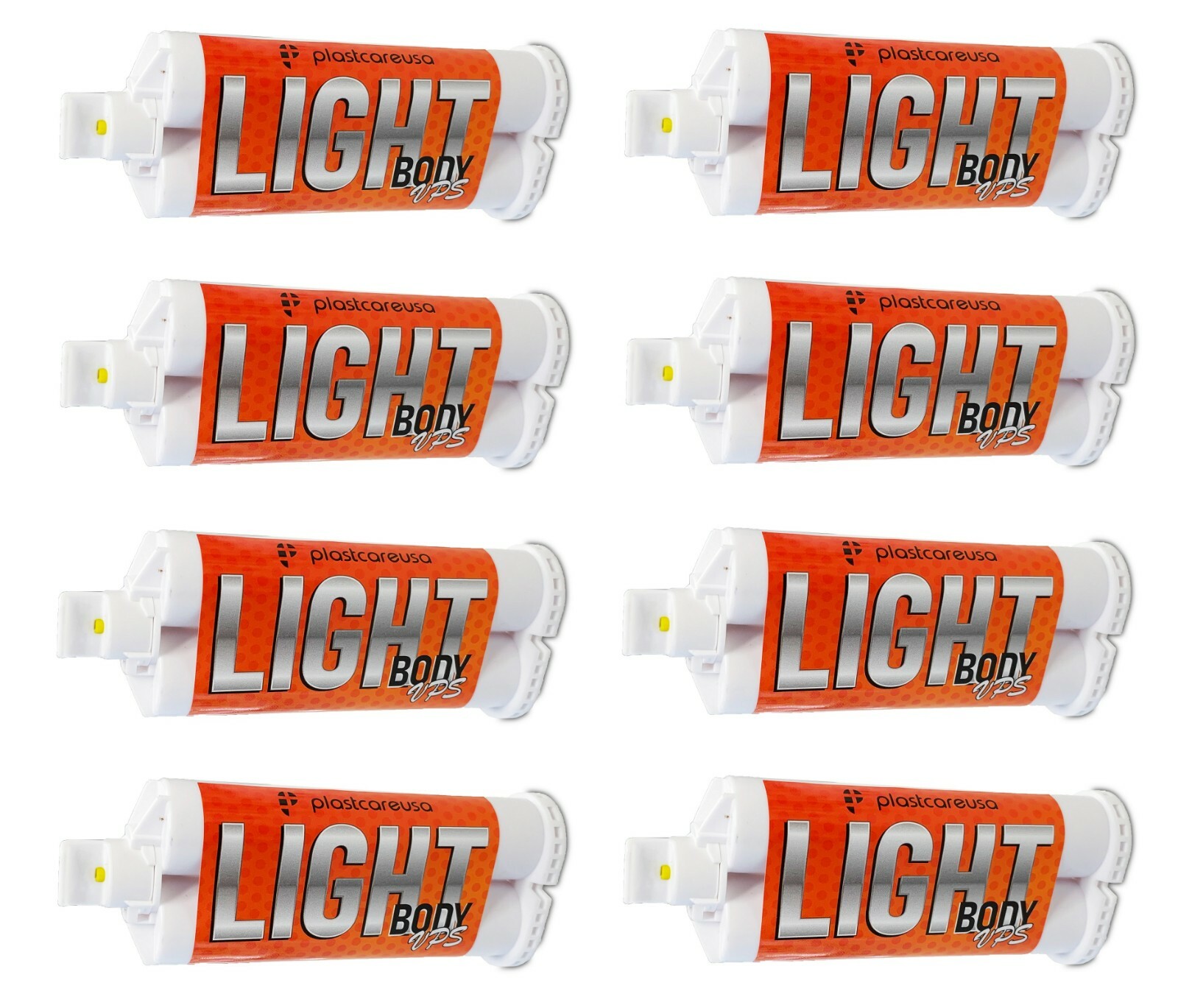 8 x Light Body Regular VPS Dental Impression Material 50mL Cartridges PVS
